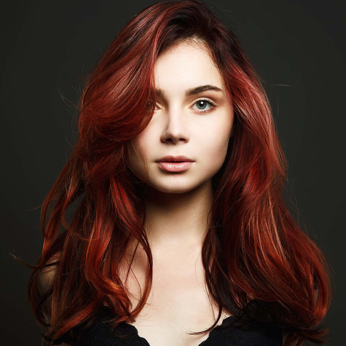 Red hair colour